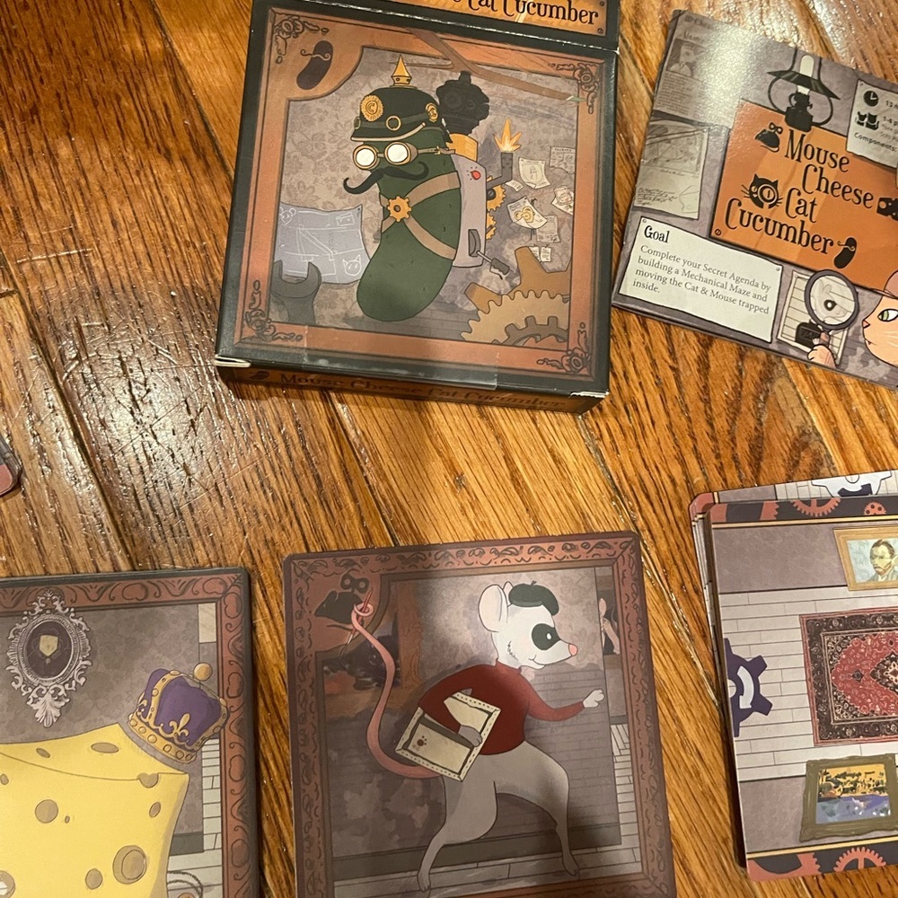 Mouse Cheese Cat Cucumber Game - Multicolor - Picture 3 of 4